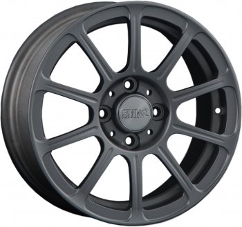 5 999 р. Кованый диск Slik Classik 6x14 (Металлик графит глянцевый)   (Цвет: Металлик графит глянцевый)  с доставкой в г. Кемерово. Увеличить фотографию 1