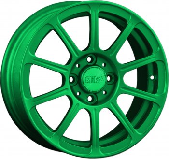 5 999 р. Кованый диск Slik Classik 6x14 (Зеленый)   (Цвет: Зеленый)  с доставкой в г. Кемерово. Увеличить фотографию 1