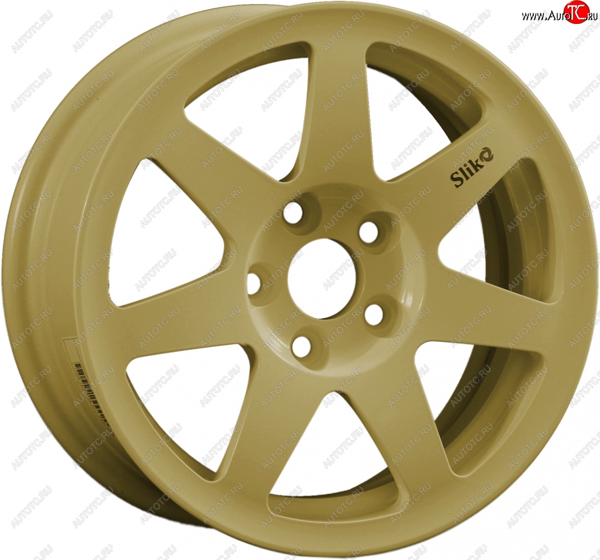13 499 р. Кованый диск Slik Classik 6x14 (Металлик золотой)   (Цвет: Металлик золотой)  с доставкой в г. Кемерово