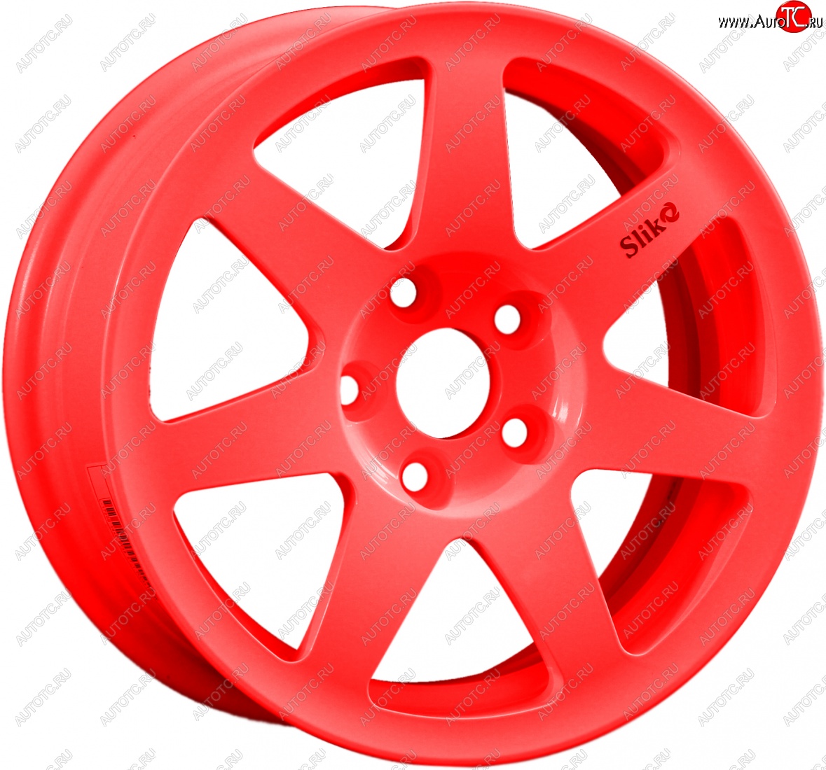 13 499 р. Кованый диск Slik Classik 6x14 (RAL 3026 ярко-алый)   (Цвет: RAL 3026 ярко-алый)  с доставкой в г. Кемерово