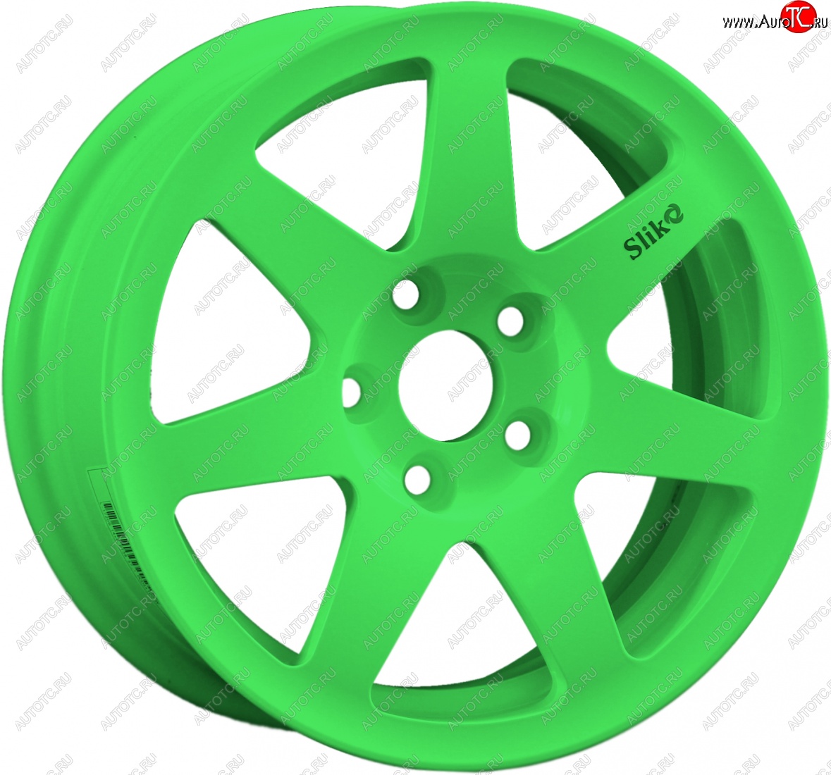 13 499 р. Кованый диск Slik Classik 6x14 (RAL 6038 ярко-зеленый)   (Цвет: RAL 6038 ярко-зеленый)  с доставкой в г. Кемерово
