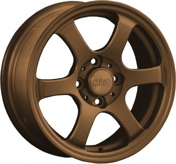 12 799 р. Кованый диск Slik Classik 6x14 (Металлик коньячная бронза. Матовый)   (Цвет: Металлик коньячная бронза. Матовый)  с доставкой в г. Кемерово. Увеличить фотографию 1