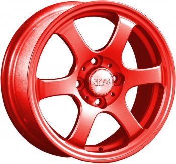 12 799 р. Кованый диск Slik Classik 6x14 (Candy алый)   (Цвет: Candy алый)  с доставкой в г. Кемерово. Увеличить фотографию 1