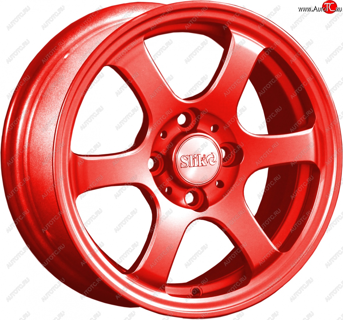 12 799 р. Кованый диск Slik Classik 6x14 (Candy алый)   (Цвет: Candy алый)  с доставкой в г. Кемерово
