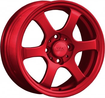 12 799 р. Кованый диск Slik Classik 6x14 (Candy красный)   (Цвет: Candy красный)  с доставкой в г. Кемерово. Увеличить фотографию 1
