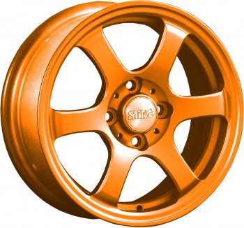 12 799 р. Кованый диск Slik Classik 6x14 (Candy медно-оранжевый матовый)   (Цвет: Candy медно-оранжевый матовый)  с доставкой в г. Кемерово. Увеличить фотографию 1
