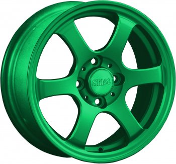 12 799 р. Кованый диск Slik Classik 6x14 (Зеленый)   (Цвет: Зеленый)  с доставкой в г. Кемерово. Увеличить фотографию 1