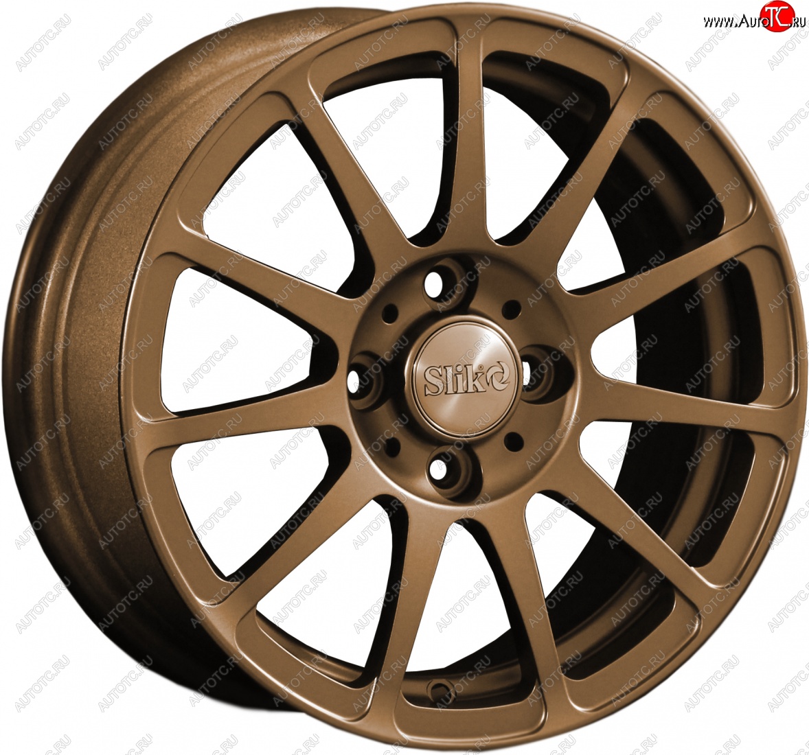 12 799 р. Кованый диск Slik Classik 6x14 (Металлик: коньячная бронза матовый MBRZCGN)   (Цвет: Металлик: коньячная бронза матовый MBRZCGN)  с доставкой в г. Кемерово