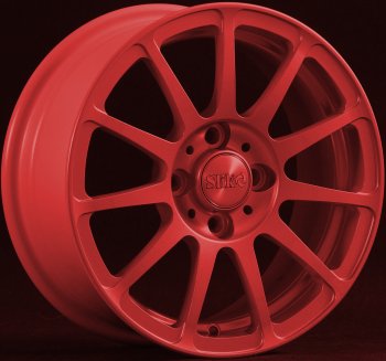 12 799 р. Кованый диск Slik Classik 6x14 (Красный RED)   (Цвет: Красный RED)  с доставкой в г. Кемерово. Увеличить фотографию 1