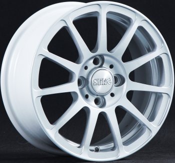12 799 р. Кованый диск Slik Classik 6x14 (Белый W)   (Цвет: Белый W)  с доставкой в г. Кемерово. Увеличить фотографию 1