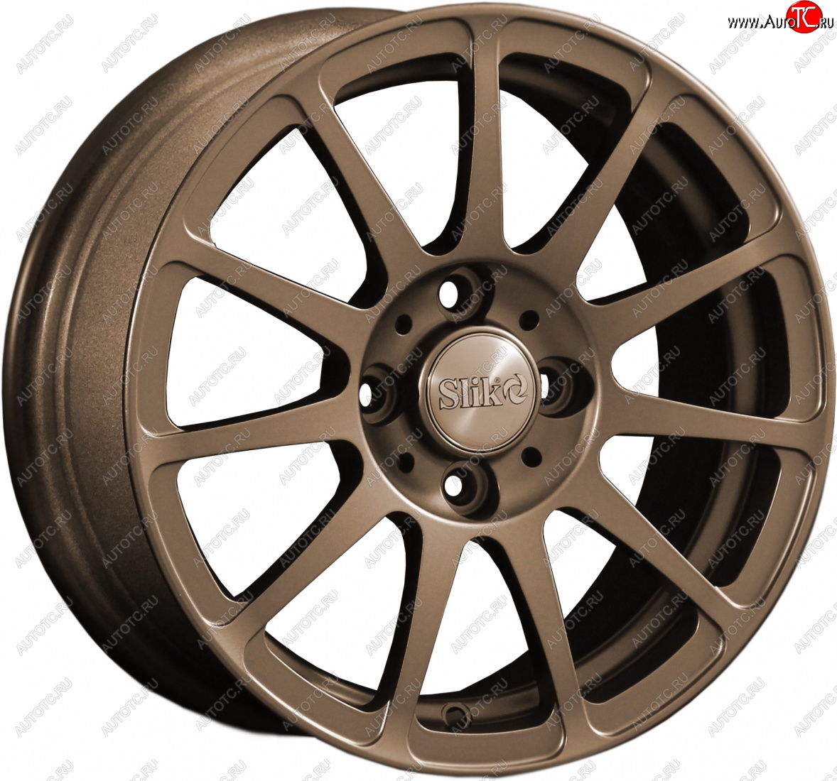 12 799 р. Кованый диск Slik Classik 6x14 (Металлик бронза BRZ)   (Цвет: Металлик бронза BRZ)  с доставкой в г. Кемерово