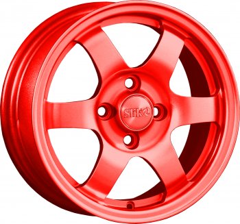 12 799 р. Кованый диск Slik Classik 6x14 (Candy алый)   (Цвет: Candy алый)  с доставкой в г. Кемерово. Увеличить фотографию 1
