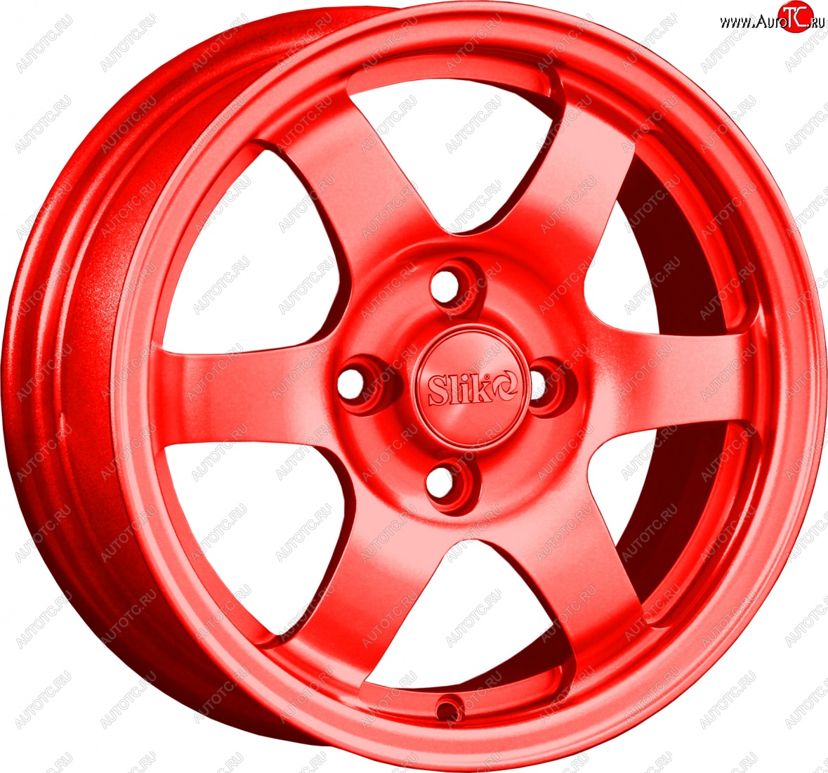 12 799 р. Кованый диск Slik Classik 6x14 (Candy алый)   (Цвет: Candy алый)  с доставкой в г. Кемерово