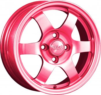 12 799 р. Кованый диск Slik Classik 6x14 (Candy рубиновый)   (Цвет: Candy рубиновый)  с доставкой в г. Кемерово. Увеличить фотографию 1