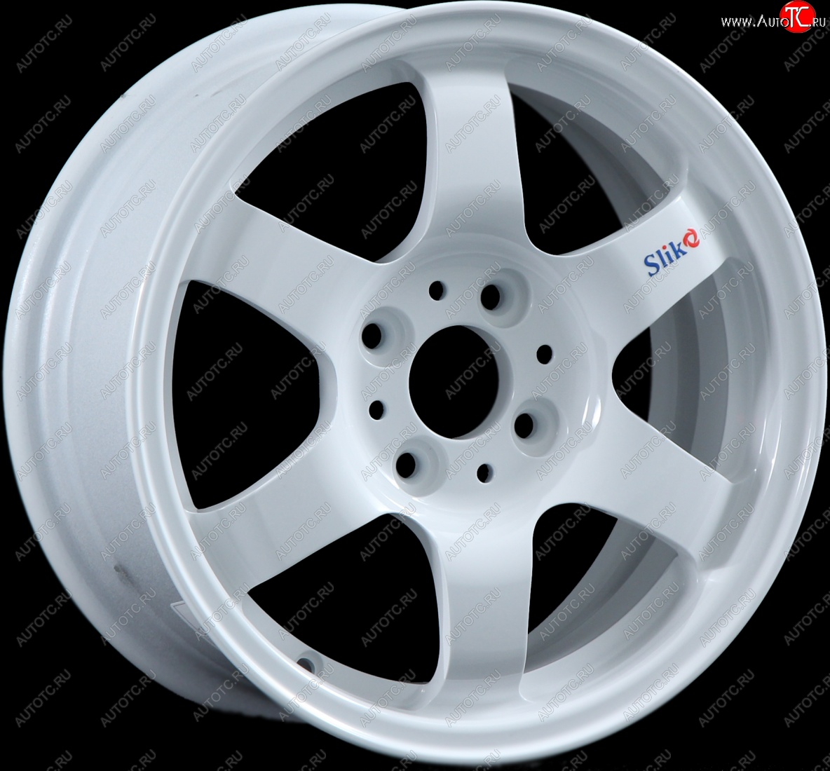 12 799 р. Кованый диск Slik Classik 6x14 (Белый)   (Цвет: Белый)  с доставкой в г. Кемерово