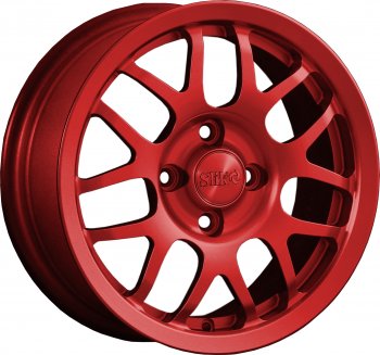 12 799 р. Кованый диск Slik Classik 6x14 (Красный)   (Цвет: Красный)  с доставкой в г. Кемерово. Увеличить фотографию 1