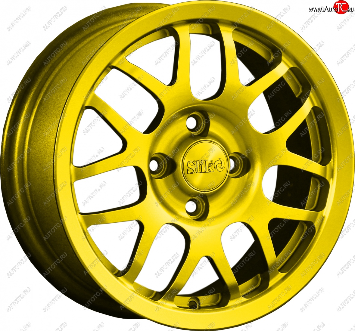 12 799 р. Кованый диск Slik Classik 6x14 (Ярко-желтый RAL 1021)   (Цвет: Ярко-желтый RAL 1021)  с доставкой в г. Кемерово