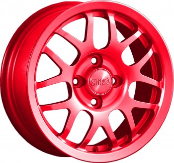 12 799 р. Кованый диск Slik Classik 6x14 (RAL 3026 ярко-алый)   (Цвет: RAL 3026 ярко-алый)  с доставкой в г. Кемерово. Увеличить фотографию 1