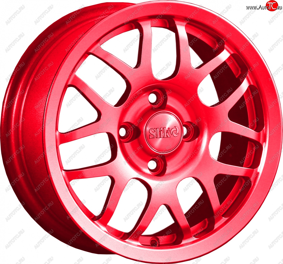 12 799 р. Кованый диск Slik Classik 6x14 (RAL 3026 ярко-алый)   (Цвет: RAL 3026 ярко-алый)  с доставкой в г. Кемерово