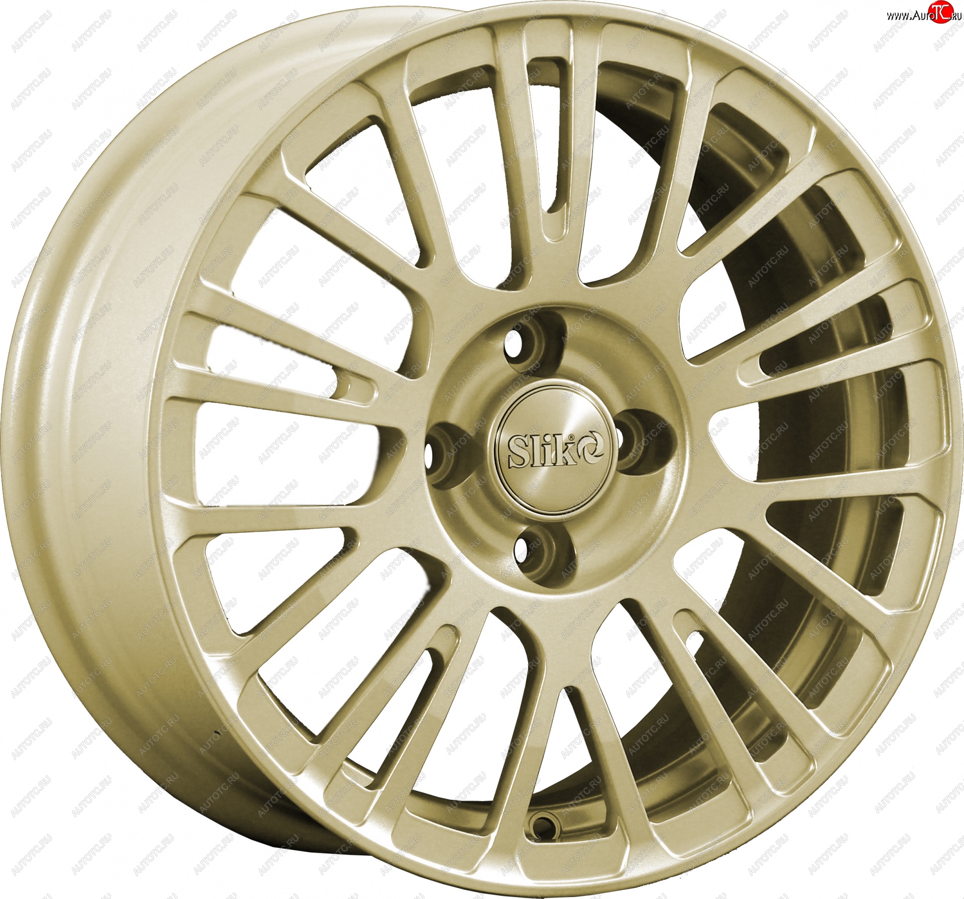 11 899 р. Кованый диск Slik Classik 6.5x15 (Металлик золотой)   (Цвет: Металлик золотой)  с доставкой в г. Кемерово