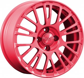 11 899 р. Кованый диск Slik Classik 6.5x15 (Candy рубиновый)   (Цвет: Candy рубиновый)  с доставкой в г. Кемерово. Увеличить фотографию 1