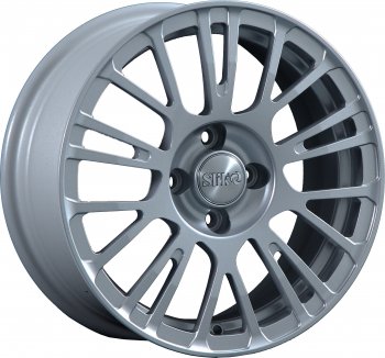 11 899 р. Кованый диск Slik Classik 6.5x15 (Серебристый тёмный)   (Цвет: Серебристый тёмный)  с доставкой в г. Кемерово. Увеличить фотографию 1