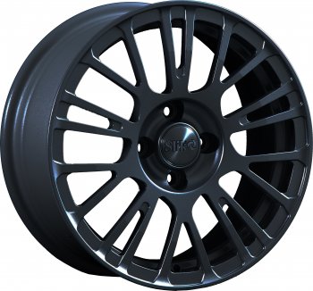 11 899 р. Кованый диск Slik Classik 6.5x15 (Черный матовый)   (Цвет: Черный матовый)  с доставкой в г. Кемерово. Увеличить фотографию 1