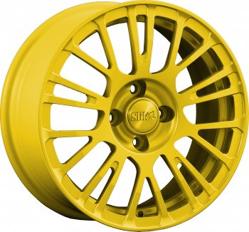 11 899 р. Кованый диск Slik Classik 6.5x15 (Ярко-желтый RAL 1021)   (Цвет: Ярко-желтый RAL 1021)  с доставкой в г. Кемерово. Увеличить фотографию 1