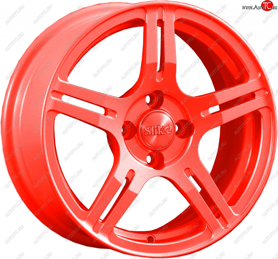 15 249 р. Кованый диск Slik Classik 6.5x15 (Candy алый)   (Цвет: Candy алый)  с доставкой в г. Кемерово