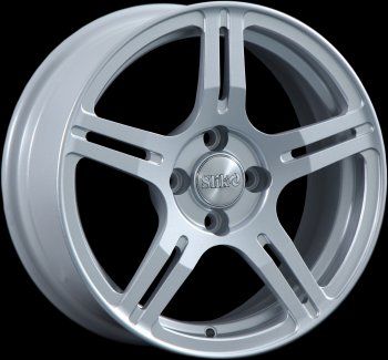 15 249 р. Кованый диск Slik Classik 6.5x15 (Серебристый светлый)   (Цвет: Серебристый светлый)  с доставкой в г. Кемерово. Увеличить фотографию 1