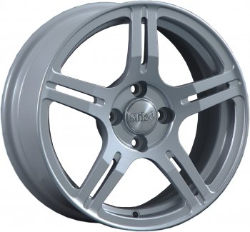 15 249 р. Кованый диск Slik Classik 6.5x15 (Серебристый тёмный)   (Цвет: Серебристый тёмный)  с доставкой в г. Кемерово. Увеличить фотографию 1