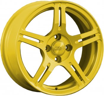15 249 р. Кованый диск Slik Classik 6.5x15 (Ярко-желтый RAL 1021)   (Цвет: Ярко-желтый RAL 1021)  с доставкой в г. Кемерово. Увеличить фотографию 1