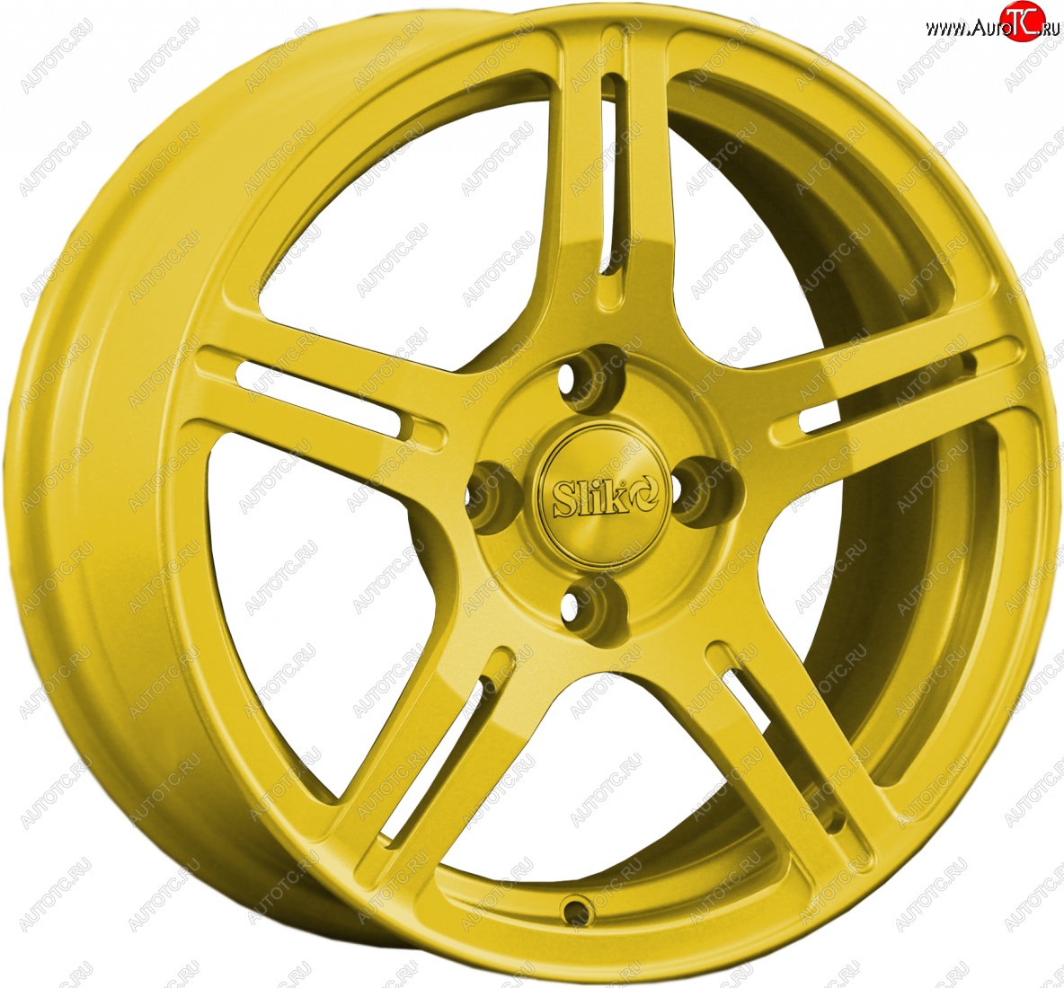 15 249 р. Кованый диск Slik Classik 6.5x15 (Ярко-желтый RAL 1021)   (Цвет: Ярко-желтый RAL 1021)  с доставкой в г. Кемерово