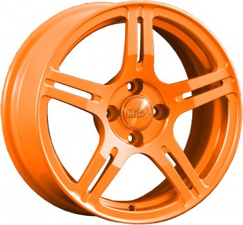 Кованый диск Slik Classik 6.5x15 (Ярко-оранжевый)  (Цвет: Ярко-оранжевый)