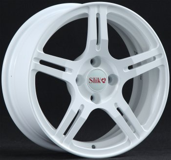 15 249 р. Кованый диск Slik Classik 6.5x15 (Белый)   (Цвет: Белый)  с доставкой в г. Кемерово. Увеличить фотографию 1