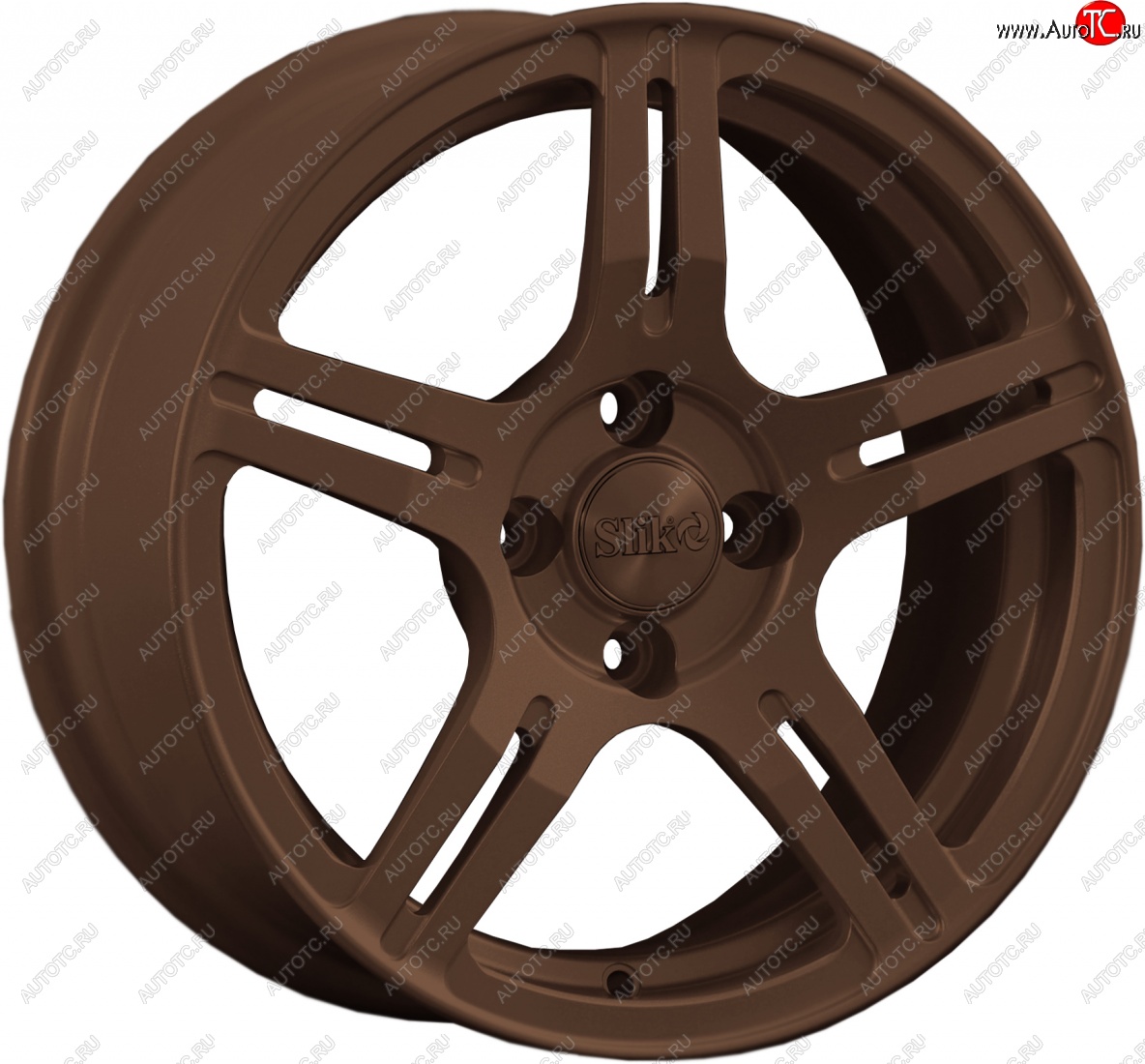 15 249 р. Кованый диск Slik Classik 6.5x15 (Металлик бронза)   (Цвет: Металлик бронза)  с доставкой в г. Кемерово
