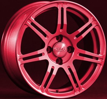 15 249 р. Кованый диск Slik Classik 6.5x15 (Candy рубиновый)   (Цвет: Candy рубиновый)  с доставкой в г. Кемерово. Увеличить фотографию 1