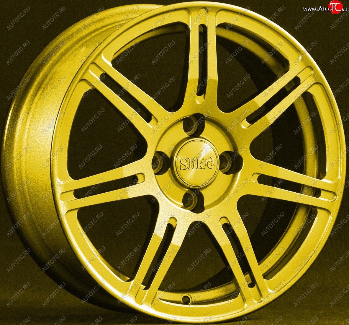 15 249 р. Кованый диск Slik Classik 6.5x15 (Ярко-желтый RAL 1021)   (Цвет: Ярко-желтый RAL 1021)  с доставкой в г. Кемерово