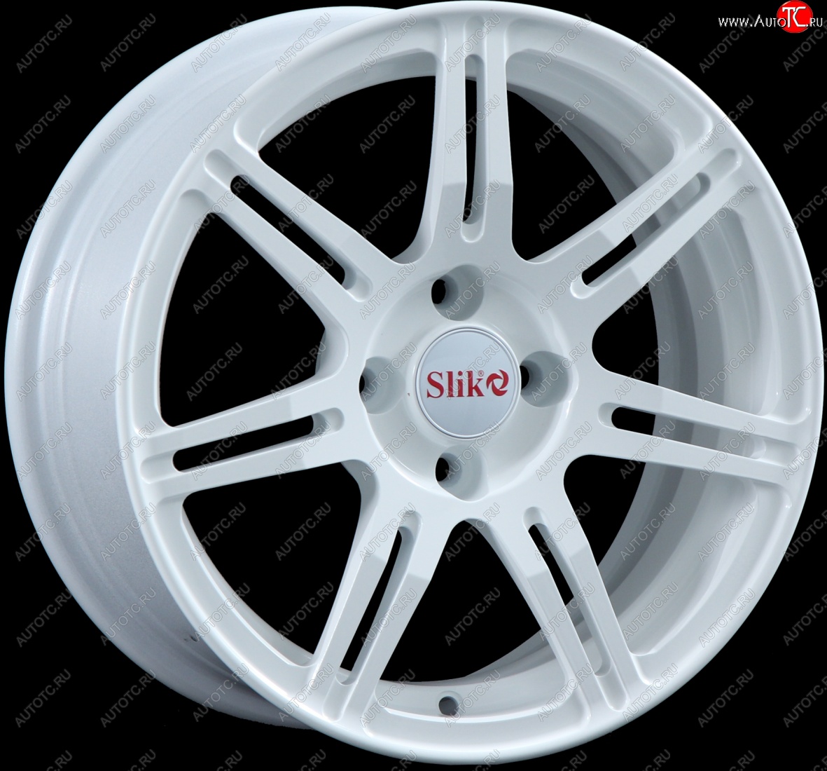 15 249 р. Кованый диск Slik Classik 6.5x15 (Белый)   (Цвет: Белый)  с доставкой в г. Кемерово
