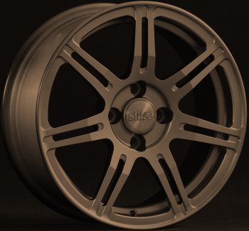 15 249 р. Кованый диск Slik Classik 6.5x15 (Металлик бронза)   (Цвет: Металлик бронза)  с доставкой в г. Кемерово. Увеличить фотографию 1
