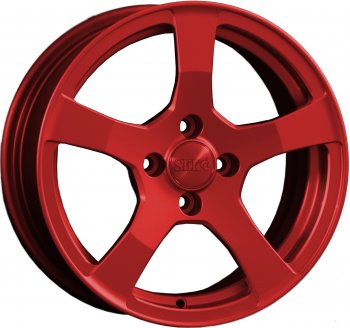 15 599 р. Кованый диск Slik Classik 6.5x15 (Candy красный)   (Цвет: Candy красный)  с доставкой в г. Кемерово. Увеличить фотографию 1