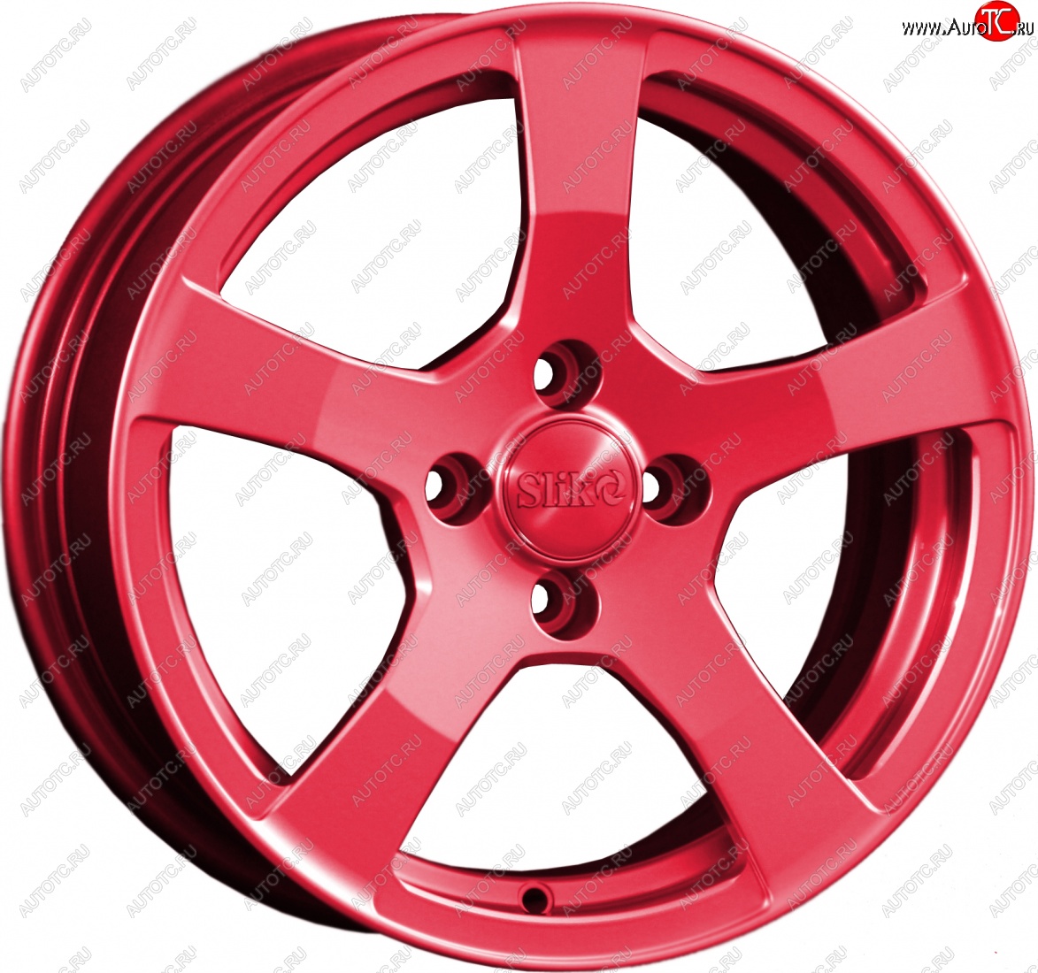 15 599 р. Кованый диск Slik Classik 6.5x15 (Candy рубиновый)   (Цвет: Candy рубиновый)  с доставкой в г. Кемерово