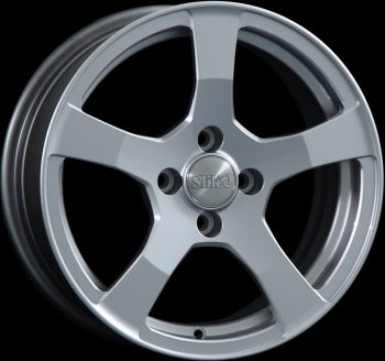 14 199 р. Кованый диск Slik Classik 6.5x15 (Серебристый тёмный)   (Цвет: Серебристый тёмный)  с доставкой в г. Кемерово. Увеличить фотографию 1