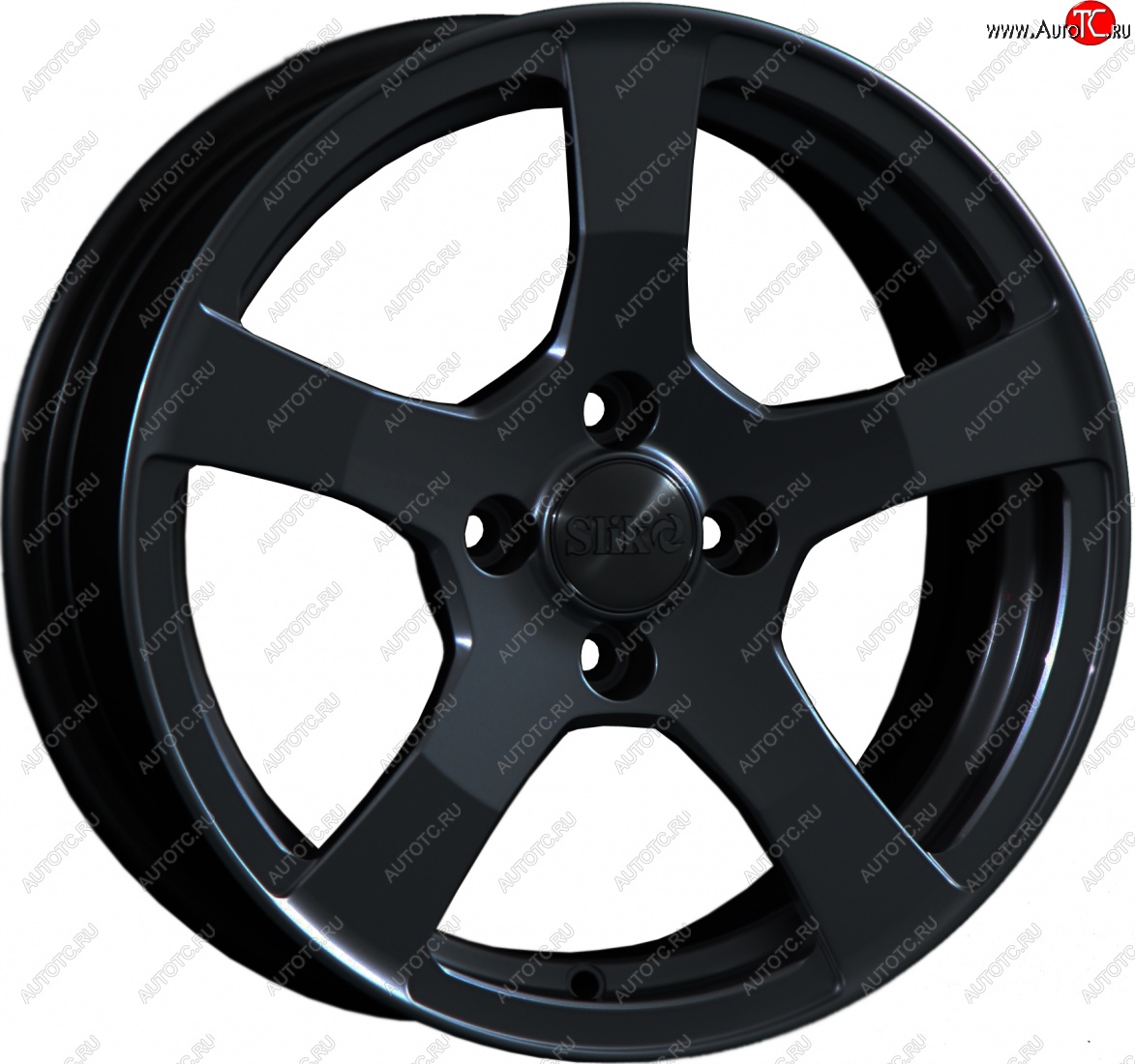 15 599 р. Кованый диск Slik Classik 6.5x15 (Черный матовый)   (Цвет: Черный матовый)  с доставкой в г. Кемерово