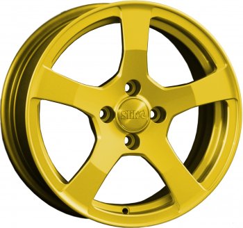 15 599 р. Кованый диск Slik Classik 6.5x15 (Ярко-желтый RAL 1021)   (Цвет: Ярко-желтый RAL 1021)  с доставкой в г. Кемерово. Увеличить фотографию 1