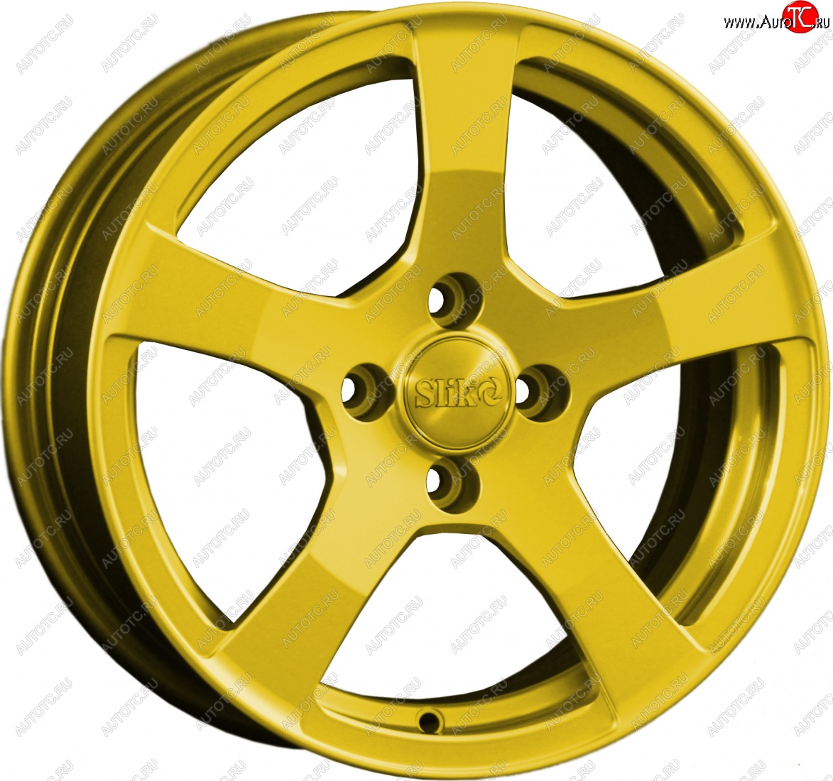 15 599 р. Кованый диск Slik Classik 6.5x15 (Ярко-желтый RAL 1021)   (Цвет: Ярко-желтый RAL 1021)  с доставкой в г. Кемерово