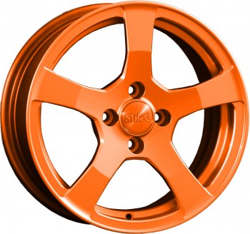 15 599 р. Кованый диск Slik Classik 6.5x15 (Ярко-оранжевый)   (Цвет: Ярко-оранжевый)  с доставкой в г. Кемерово. Увеличить фотографию 1