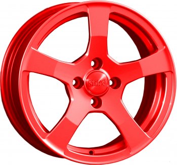 15 599 р. Кованый диск Slik Classik 6.5x15 (RAL 3026 ярко-алый)   (Цвет: RAL 3026 ярко-алый)  с доставкой в г. Кемерово. Увеличить фотографию 1