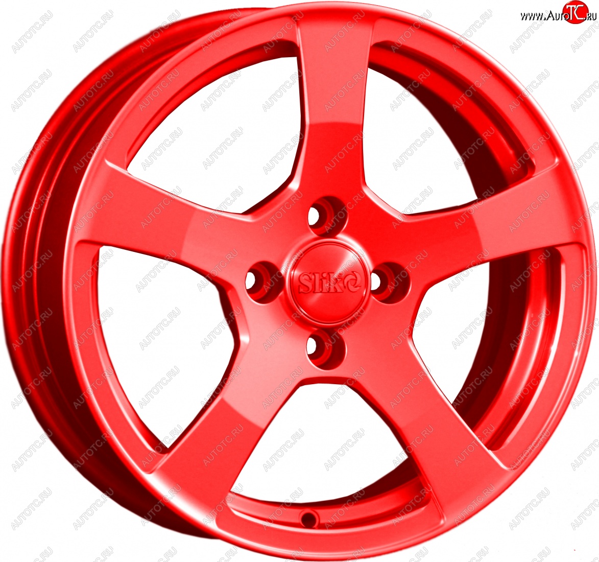 15 599 р. Кованый диск Slik Classik 6.5x15 (RAL 3026 ярко-алый)   (Цвет: RAL 3026 ярко-алый)  с доставкой в г. Кемерово