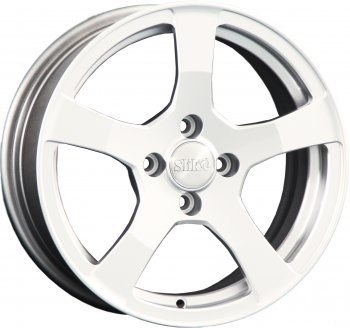 14 199 р. Кованый диск Slik Classik 6.5x15 (Белый)   (Цвет: Белый)  с доставкой в г. Кемерово. Увеличить фотографию 1
